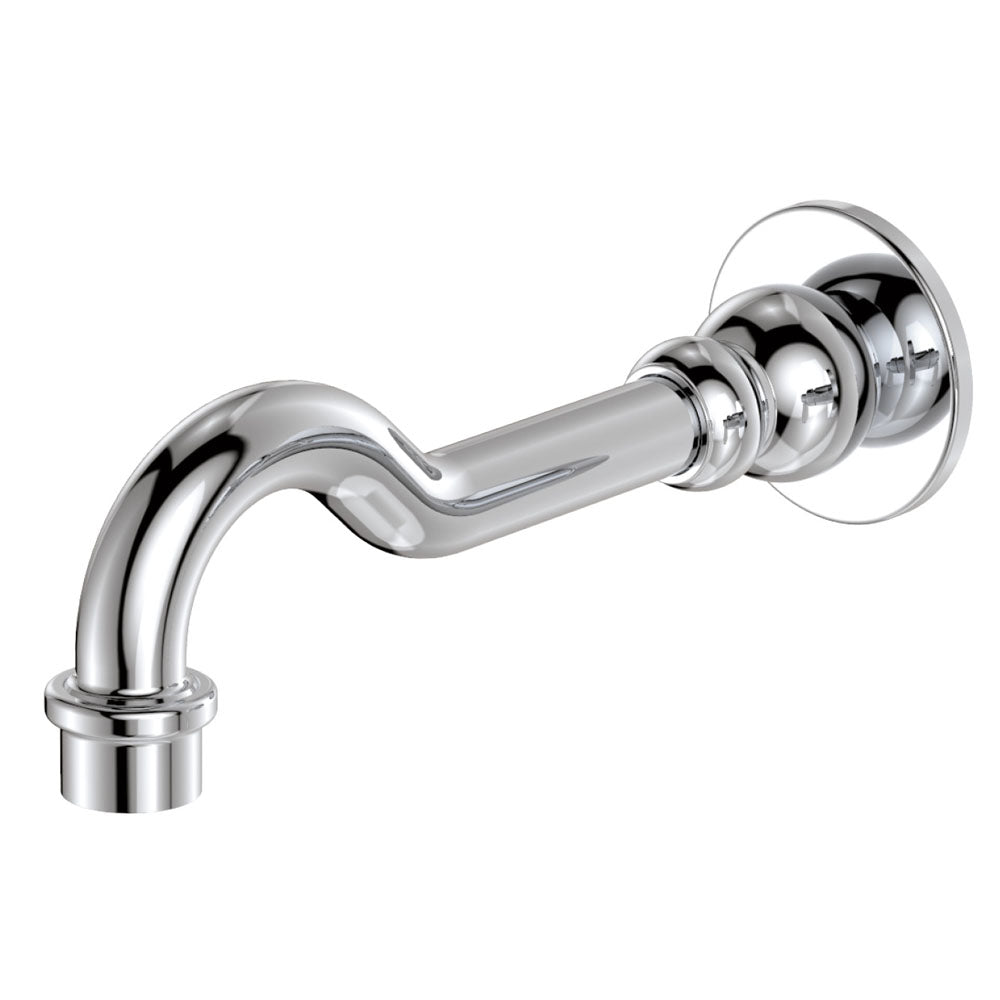 Fienza Lillian Wall Basin/Bath Outlet Lead Free Chrome 336110-LF