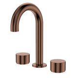 Fienza Kaya Round Hob Set Round Taps Lead Free Brushed Copper 338101CO-LF