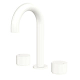 Fienza Kaya Round Hob Set Round Taps Matte White 338101MW