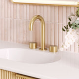 Fienza Kaya Round Hob Set Round Taps Lead Free Urban Brass 338101UB-LF