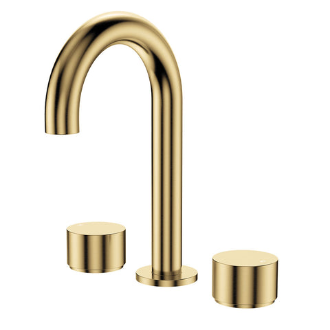 Fienza Kaya Round Hob Set Round Taps Lead Free Urban Brass 338101UB-LF