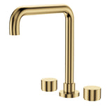 Fienza Kaya Round Taps Squareline Hob Outlet Set Lead Free Urban Brass 338106UB-LF
