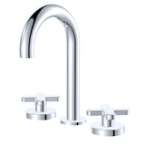 Fienza Kaya Cross Taps Round Hob Set Lead Free Chrome 343101-LF