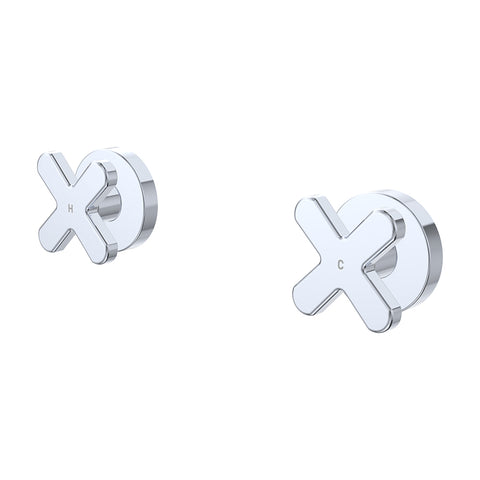 Fienza Kaya Cross Wall Taps Lead Free Chrome D343104-LF