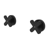 Fienza Kaya Cross Wall Taps Lead Free Matte Black D343104B-LF