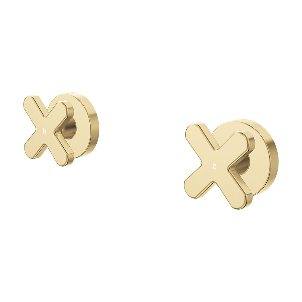 Fienza Kaya Cross Wall Taps Lead Free Urban Brass 343104UB-LF