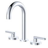 Fienza Kaya Lever Taps Round Hob Set Lead Free Chrome 344101-LF