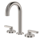 Fienza Kaya Lever Taps Round Hob Set Lead Free Brushed Nickel 344101BN-LF
