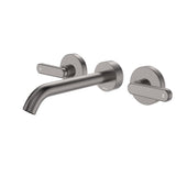 Fienza Kaya Lever Taps Wall Basin/Bath Set Outlet 180mm Gunmetal 344102GM