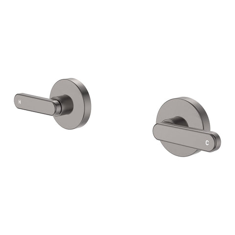 Fienza Kaya Lever Wall Taps Lead Free Gunmetal D344104GM-LF