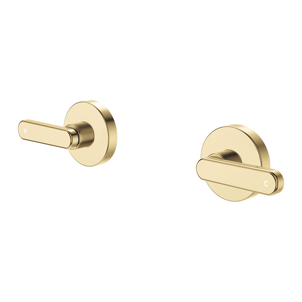 Fienza Kaya Lever Wall Taps Lead Free Urban Brass 344104UB-LF