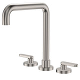 Fienza Kaya Lever Taps Squareline Hob Set Lead Free Brushed Nickel 344106BN-LF