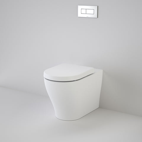Caroma Luna Cleanflush Wall Faced Invisi Series II Toilet Suite White 844910W