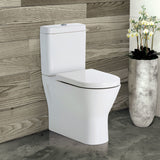 Fienza Resort Back-to-Wall Toilet Suite S Trap 90-200 w/ Bottom Inlet White 385447WA
