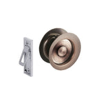 Gainsborough Cavity Slider Passage Circular Aged Brushed Copper 396ABCC