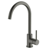 Abey Lucia Gooseneck Mixer Sidelever Gunmetal 3K4-GM