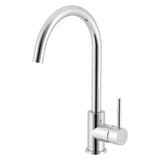 Abey Lucia Gooseneck Mixer Sidelever Chrome 3K4