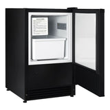 Artusi Piazza Integrated Outdoor Kitchen Option 4 w/ Ice Maker Black AOKP4INFNFICE