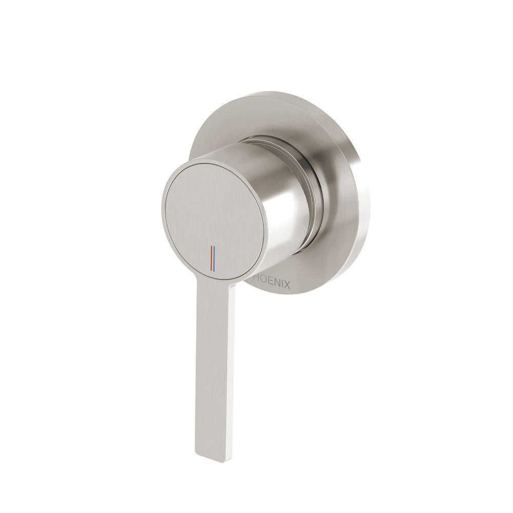 Phoenix Lexi Mkii Switchmix Shower / Wall Mixer Fit-Off Kit Brushed Nickel 123-2805-40-1