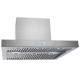 Euro Appliance Alfresco Rangehood Canopy 90cm 2000m3/hr Extraction Stainless Steel ERB900SS3R
