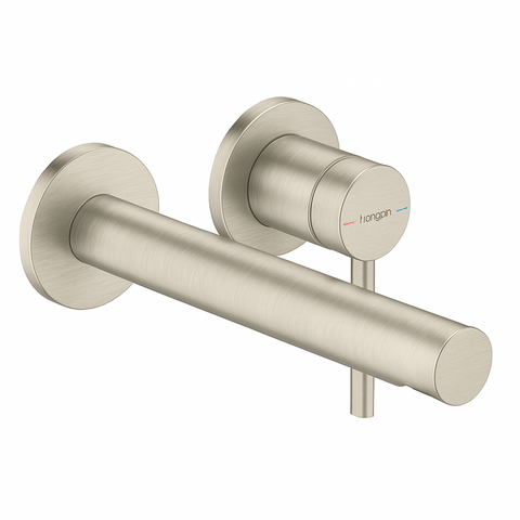 Hansgrohe Zesis S Single Lever Basin Mixer For Concealed Installation Wall-Mounted w/ Spout 19.4 cm Lead Free Brushed Nickel 74750823