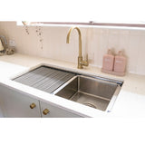 ADP Sink Clovelly Universal 4 Piece Sink Set Stainless Steel SINKCLOM8244SS