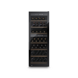 Pro-Line Caso Wine Fridge 97 Bottle Capacity 291ltr Presentation Shelves Dual Zone Black WF-291-PD