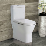 Fienza Resort Toilet Pan P Trap Top Inlet Rimless White 400000W