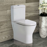 Fienza Resort Back-to-Wall Toilet Suite S Trap 90-200 w/ Top Inlet White 406047WA