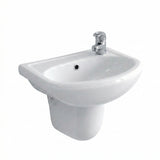 Fienza Antonio Vanity Bench Top 400mm (1 Taphole) Top Only White 40ATOP