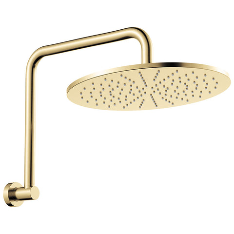 Fienza Empire Slim Gooseneck Shower Arm Set Urban Brass 411109UB-A