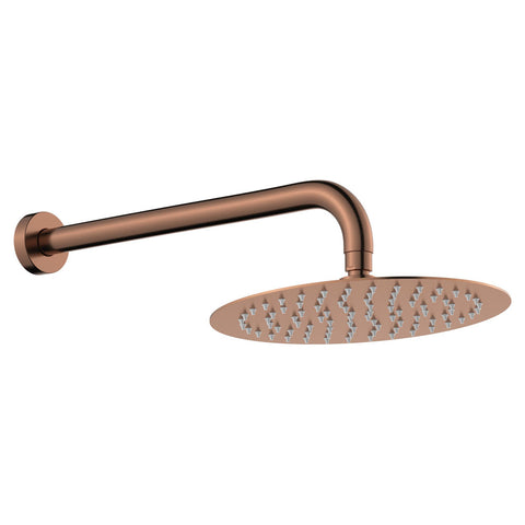 Fienza Kaya Shower Arm Set Brushed Copper 411125CO-B