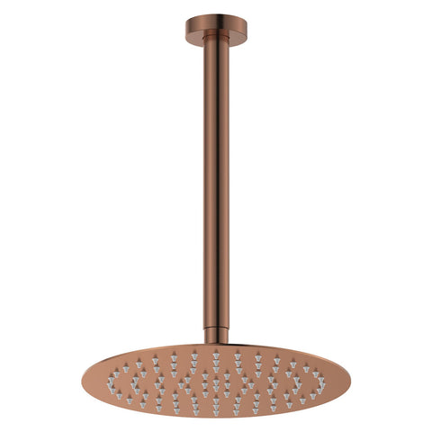 Fienza Kaya Shower Ceiling Dropper Set Brushed Copper 411125CO-C