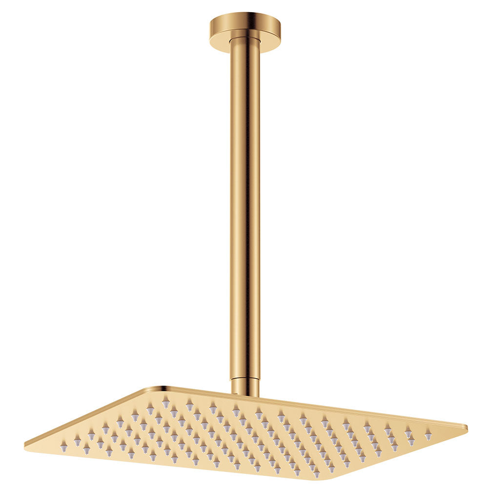 Fienza Tono Ceiling Shower Arm Urban Brass 411129UB-C