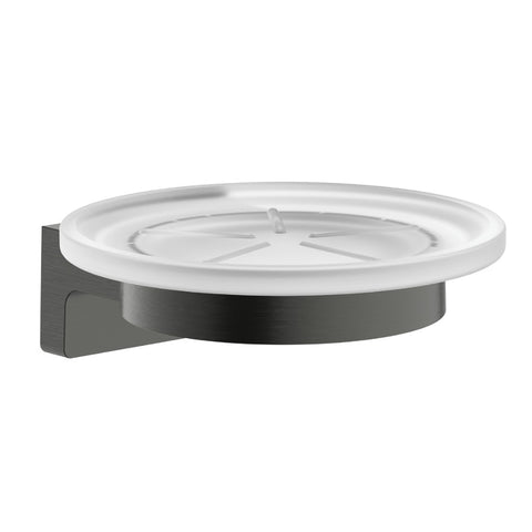 Hansgrohe Addstoris S Soap Dish Brushed Black Chrome 41766340