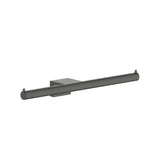 Hansgrohe Addstoris S Double Roll Holder Brushed Black Chrome 41768340
