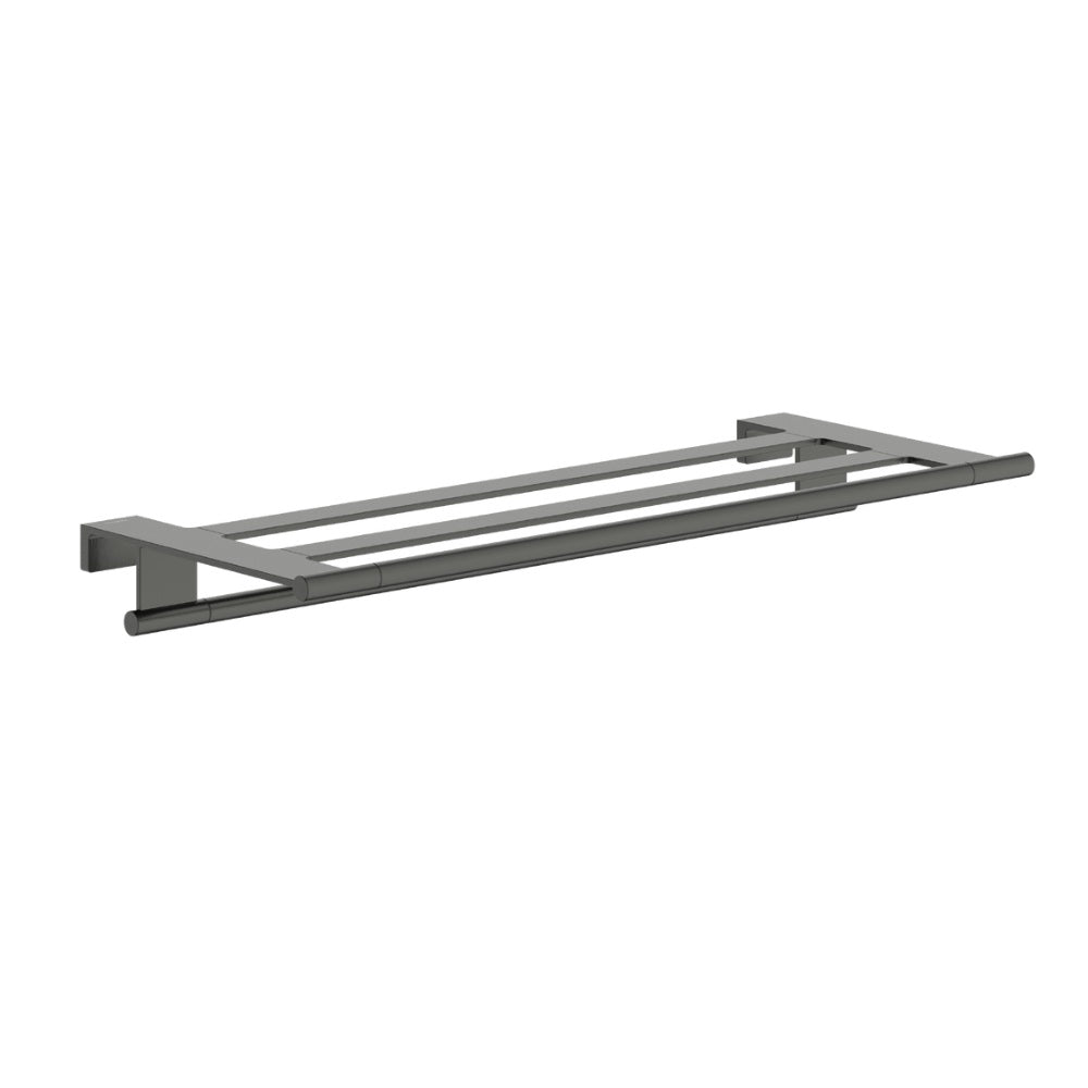Hansgrohe Addstoris S Towel Rack Brushed Black Chrome 41781340