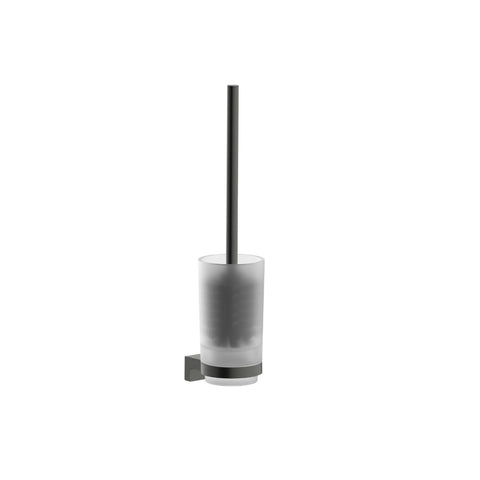Hansgrohe Addstoris S Wall Mounted Toilet Brush Brushed Black Chrome 41782340