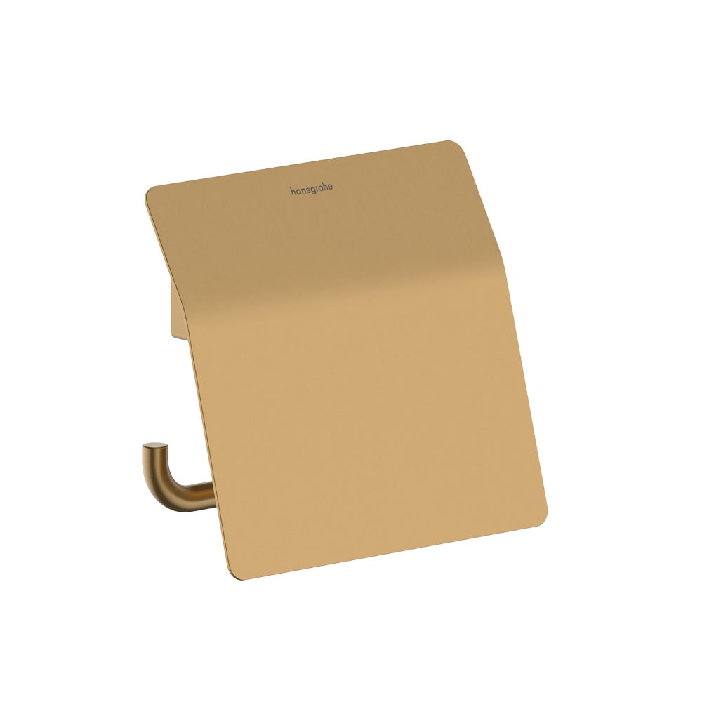 Hansgrohe Addstoris S Roll Holder w/ Cover Brushed Bronze 41783140
