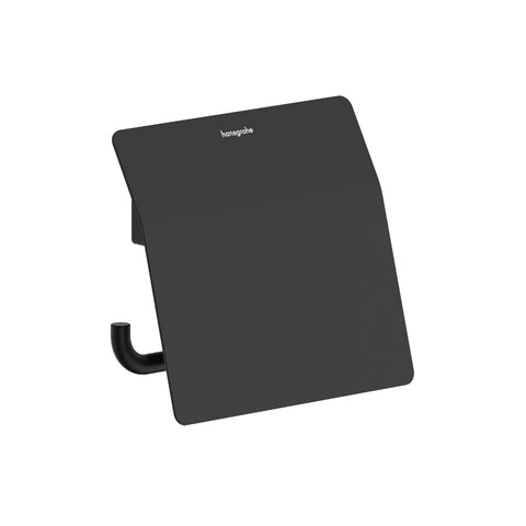 Hansgrohe Addstoris S Roll Holder w/ Cover Matte Black 41783670