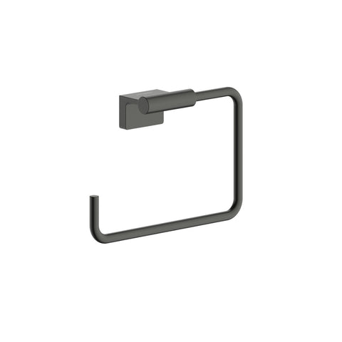 Hansgrohe Addstoris S Towel Ring Brushed Black Chrome 41784340