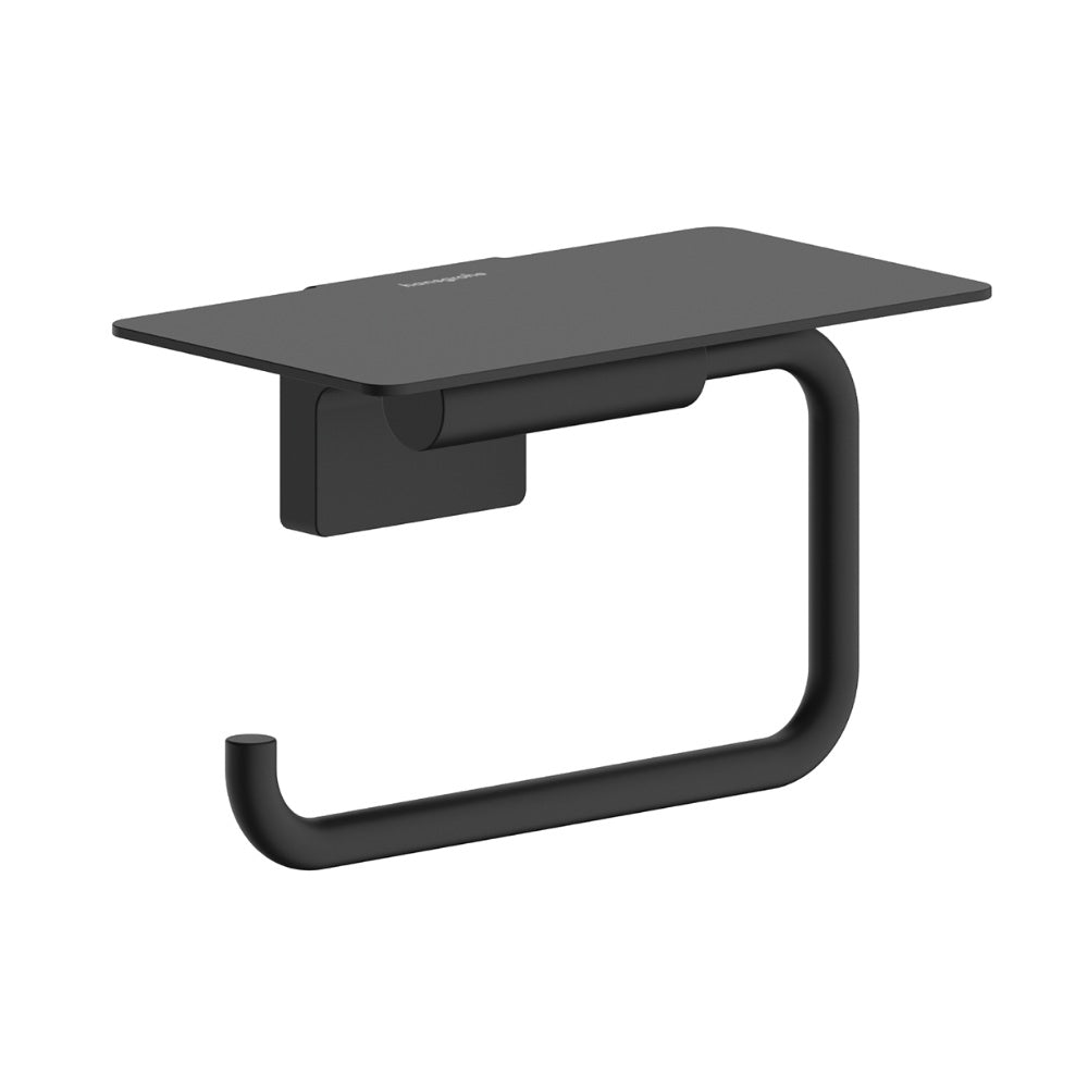 Hansgrohe Addstoris S Roll Holder w/ Shelf Matte Black 41789670