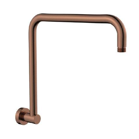 Fienza Round Gooseneck Shower Arm Brushed Copper 422111CO