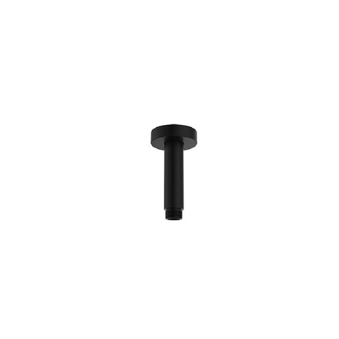 Fienza Round Shower Dropper 100mm Matte Black 422124B