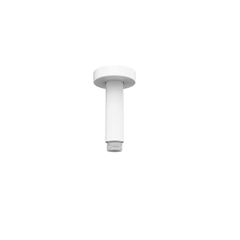 Fienza Round Shower Dropper 100mm Matte White 422124MW