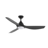 IXL Aeroflow Ceiling Fans Skywave 132cm 52" DC Ceiling Fan with LED Black 42233