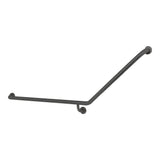 Argent Advantage 140 Degree Grab Rail 870x700mm (Left Hand) Matte Black 427087LHMB