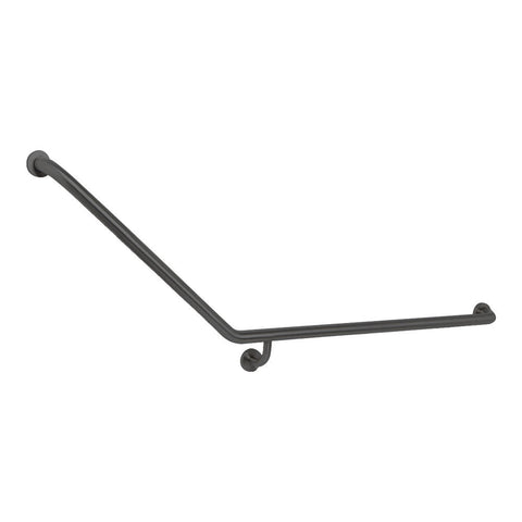 Argent Advantage 140 Degree Grab Rail 870x700mm (Right Hand) Matte Black 427087RHMB