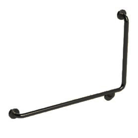 Argent Advantage 90 Degree Grab Rail 600x900mm (Left Hand) Matte Black 4286090LHMB