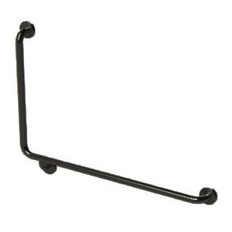 Argent Advantage 90 Degree Grab Rail 600x900mm (Right Hand) Matte Black 4286090RHMB